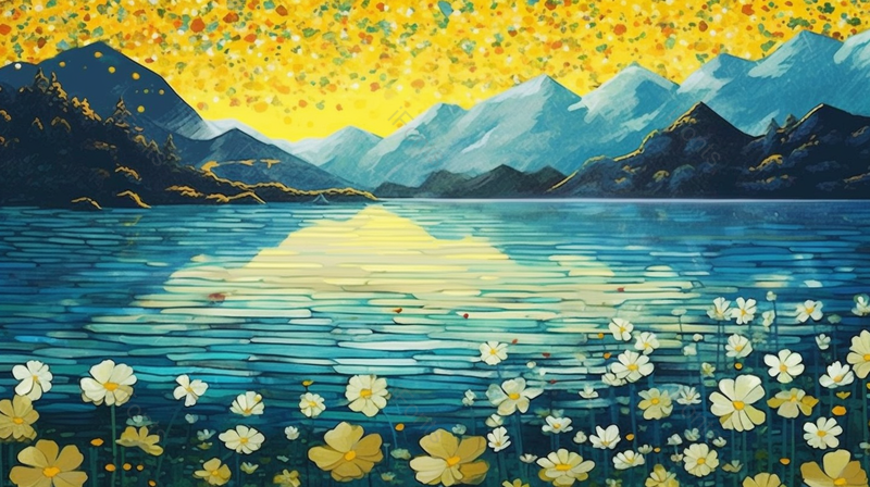 映象主义抽象山水风景画,插画/手绘图,插画/手绘图库,插画/手绘图下载,插画/手绘